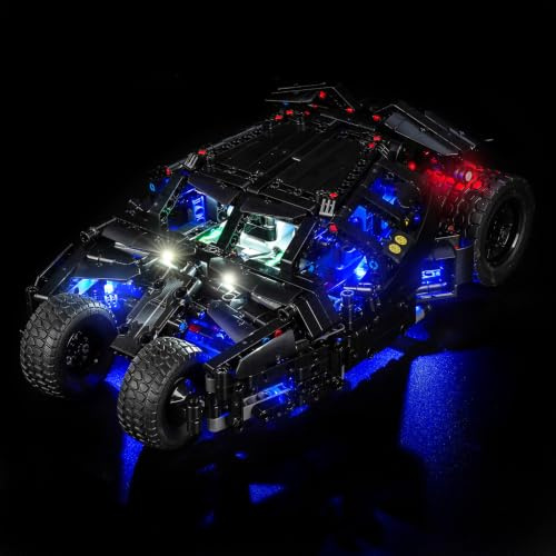 Kit d'éclairage LED compatible avec Lego 42239 Batmobile Tumbler (pas de modèle) | Kit d'éclairage décoratif, montage facile et éclairage stable, cadeau parfait pour les fêtes