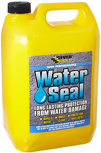 Everbuild 402 Water Seal – High Performance – Long Lasting Protection From Water Damage – Solvent-Free Formula – Water Repellant – 5 Litre