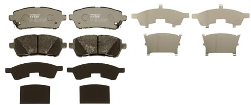 TRW GDB3437 Bremsbelagsatz 4-Teilig für Ford Fiesta VI (CB1, CCN) 2008 - Vorderachse und Andere Fahrzeuge