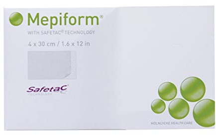 MOLNYCKE Mepiform Set de 5 Pansements en Silicone 4 x 30 cm 5 Unités