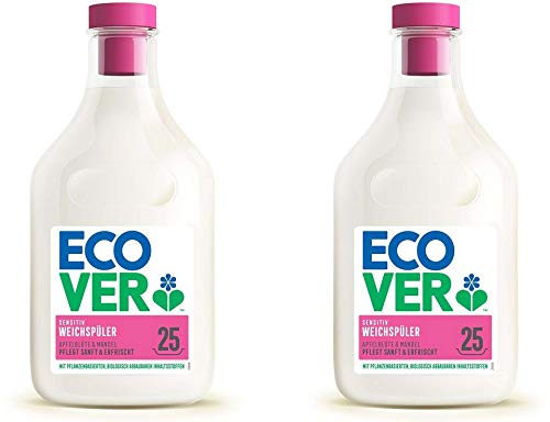 Ecover 2x Weichspüler Apfelblüte & Mandel je 750 ml