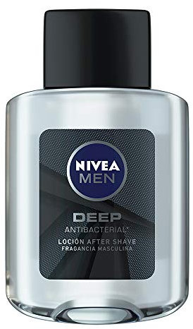 NIVEA Men, Deep, Refreshing & Hydrating After Shave, Vanilla & Bourbon, 3.3 fl oz (100 ml)