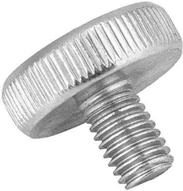 Rändelkopfschraube M8 10 Stück Flachrändelkopfschraube Bolzen Schrauben Zubehör M8*12（10pcs）für Maschinenbau und Industrieanwendungen