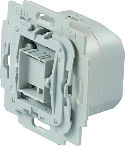 TechniSat Dimmer-Einsatz mit Flächenwippe - passend zu Busch-Jäger | Unterputzdose, Z-Wave Plus, dimmen von Licht, kompatibel mit Busch-Jaeger Schalterprogrammen