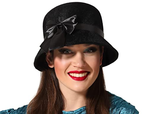 ATOSA sombrero años 20 negro lazo