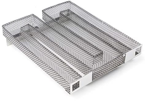 Wiltec Affumicatore a freddo BBQ 22x17,5x4,5cm in acciaio inox Generatore di fumo per affumicatura