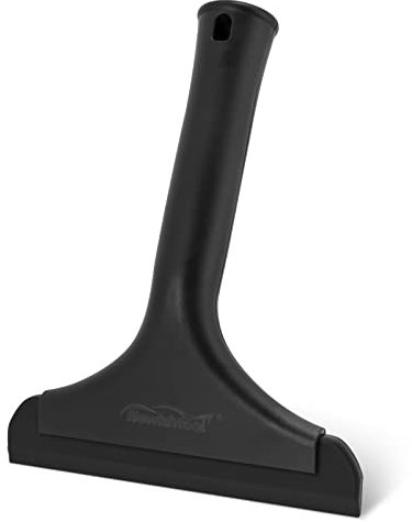 NEWISHTOOL Raclette de douche de salle de bain de 15 cm en silicone souple pour porte de douche, rétroviseurs, pare-brise de voiture, raclette de nettoyage et d'élimination de l'eau avec trou de