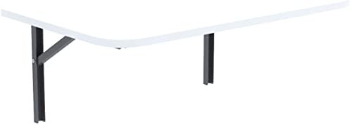 AKKE Wandklapptisch mit abgerundete Ecken für Küche Zimmer Wohnzimmer Kinderzimmer 110 cm x 65 cm, Wandtisch klappbar, Klappbarer Wandtisch Küchentisch Kindertisch, Klapptisch Klappschreibtisch Küche