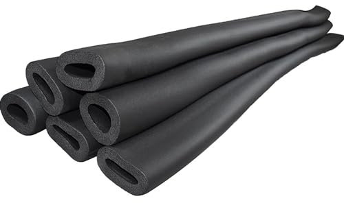 6 pcs Rohrisolierung,Flexibler Rohrisolierung,Schaumstoff-Rohrisolierung,20/30 Mm Thickness Hohen Dichte Isolierungsrohr,Für Erdgasrohre,Für Heizung Und Sanitär Zu Hause. ( Size : 48MM*40MM*2M )