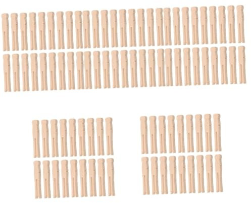 Alipis 500stücke Holzklammern rutschfeste Wäscheklammern Umweltfreundliche Clips Zur Fixierung Von Kleidung Halten Von Bildern Für Windschutz Und Quiltfixierung