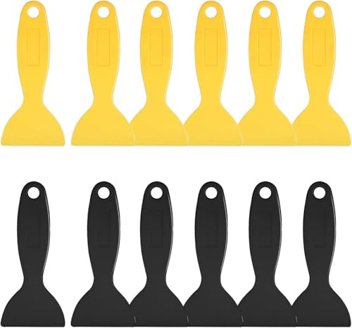 Ensemble de spatules en plastique, spatule d'impression 3D, couteau en plastique, grattoir en résine flexible, spatule en plastique, outils de suppression de bulles d'air, outil d'installation pour im