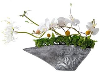 DIANXI Gefälschte Blumenstrauß Leichter, luxuriöser Couchtisch, Blumenornamente, künstliche Blumen und grüne Pflanzenornamente, Schlafzimmerdekoration Hochzeitsdekoration (Size : S)