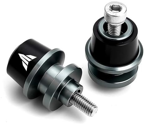 CCYYMOWOK M6 Diábolos Motocicleta Basculante Bobina de Deslizadores Tornillo del Soporte para MT01 MT03 MT09 MT10 MT25 MT 01 03 09 10 TRACER 900 700 GT TRACER9 TRACER7 Accesorios (Titanio)