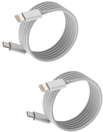 Cavo USB C Lightning per iPhone 2m (2Pack) 20W Caricatore Rapido Adattatore Type C Ricarica Veloce Accessori per Apple iPad MacBook Alimentatore Cavetto Charger 14 Pro Auto caricabatterie Cavi tp+ip