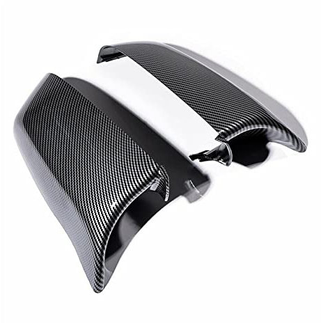 Spiegelkappen Außenspiegel Für 2008 2009 2010 2Pcs E60 Carbon Faser Auto Seite Rückspiegel Abdeckung 51167187431 51167187432 Auto Spiegelkappe(Style B)