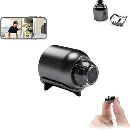 Cat Eye Camera, Popular Home Cat Eye Camera, Mini Wireless Wifi Magnetic Security Camera 1080p HD, Small, Secret, Portable Micro Surveillance Camera, Night Vision Cam for Home Office Car (1 Pcs)