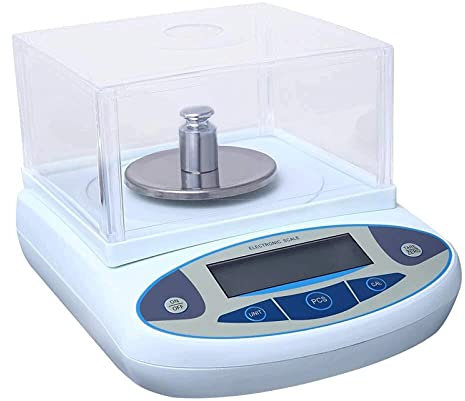 HCZKIUJY Precision Lab Kitchen Digital Scales High Precision Desktop Scale Food Scales Jewelry Scales (500g/0.001g)