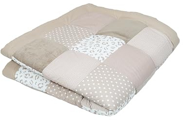 ULLENBOOM personalisierbare Krabbeldecke für Baby 140x140 cm - Dick & weich | Perfekt als Geschenk, Außenmaterial: 100% Baumwolle, OEKO-TEX zertifiziert, Made in EU, Schadstoffgeprüft, waschbar