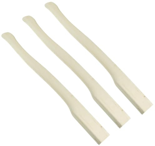 pokm toolsmarket - 3x Axtstiel 80cm Ersatzstiel Beilstiel aus Buchenholz, 3 Stk. SET Robuster Stiel für Axt & Beil, Holzstiel mit Kuhfuß Ersatzgriff, EU-Qualität