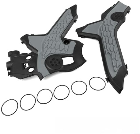 Copertura protettiva per telaio moto CRF300L, materiale ABS progettato per la precisione di montaggio del telaio Honda (grigio)