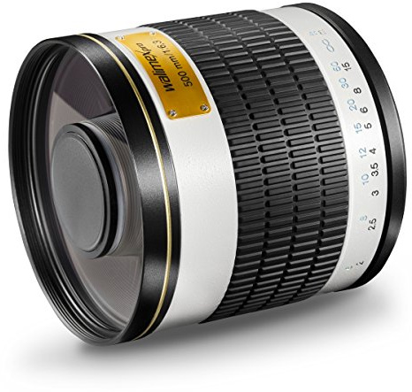 Téléobjectif walimex pro 500/6,3 DX sur monture en C
