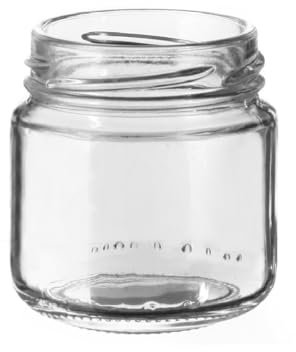 Avir 35 Barattoli in vetro per marmellate e omogeneizzati 106 ml con tappo