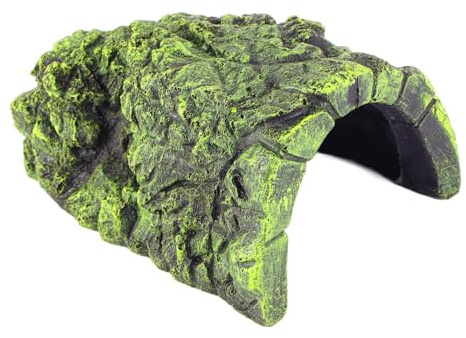 TOPINCN Fisch versteckt Höhle Aquarium Krabbeln Schildkröte Reptil Aalen Verstecken Lebensraum Dekoration Ornament (Groß)
