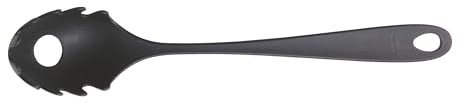 Fiskars Louche à Pâtes, longueur : 28,5 cm, Essential, plastique, noir, 1065593