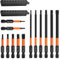 15 Stück Magnetischen Sechskantkopf Bohrer Bit Set, 1/4'' Langbits Set, Stahl impact Hex bit Set, Verlängern Set, Geeignet für die mit Handbohrmaschinen (15)