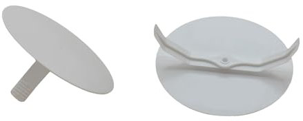 O4L Federdeckel, weiß, rund, Ø 72 mm, für Ø 60 mm Unterputzdosen, 20 Stück