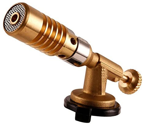 HUTSRAI Soplete de Gas Portátil Soplete de Cobre Soplete Soldadura de Alta Temperatura Soldadura Soldadura