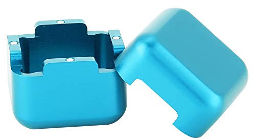 Billard-Kreidehalter, Queue-Kreidehalter, Billard-Kreidehalter, Aluminium-Kreidespitzenhalter, Billard, Snooker, Pool, Kreide, Queue-Sticks und Zubehör, Billard und Pool (Blue)