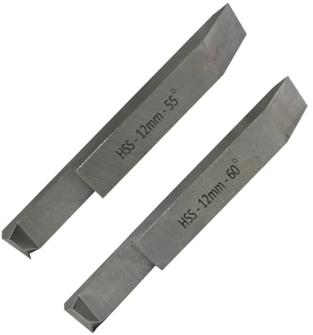 MachEl Doppelendiges Innengewinde HSS Werkzeugsatz für Drehmaschine (12 x 12 mm Schaft)