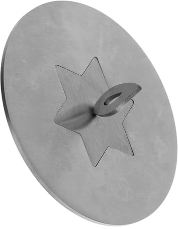 UKCOCO Éteignoir à Bougie en Acier Inoxydable Grosse Taille Hexagonal Coupe-Vent, Outil Portable pour Éteindre Les Bougies Parfumées Et Chauffe-Plat, Accessoire Domestique Polyvalent