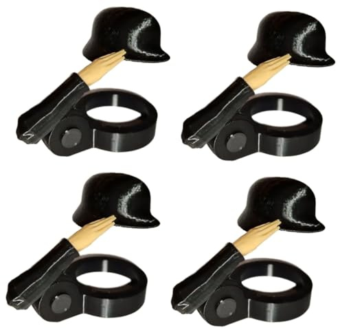 GMBYLBY Soldier Salutes Beer Bottle Caps Helmets Efficient Decorative Designs For Party Veterans Enthusiasts