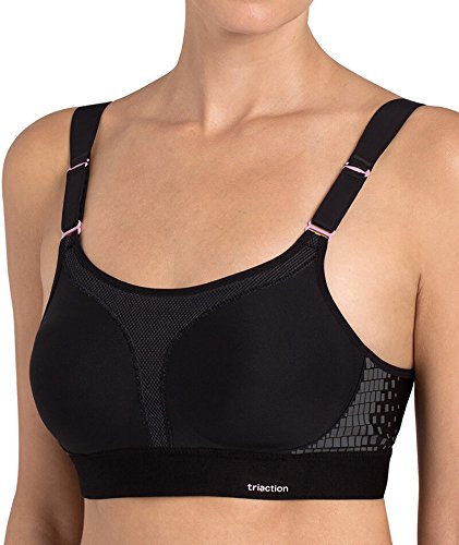 Triaction Damen Sport-BH Extreme Lite N, Schwarz (Black 04), Gr. 80F