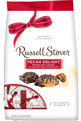 RUSSELL STOVER Milk Chocolate Pecan Delight Candy Gift 16.1 oz.