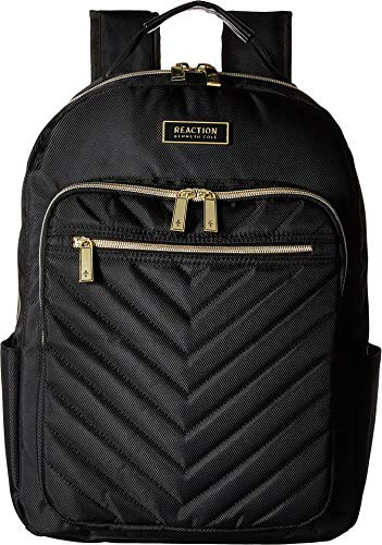 Kenneth Cole REACTION Chelsea dam Chevron quiltad 15-tums bärbar dator och surfplatta mode reseryggsäck, Svart, En storlek, Chelsea ryggsäck Chevron quiltad 15 tum bärbar dator och surfplatta mode