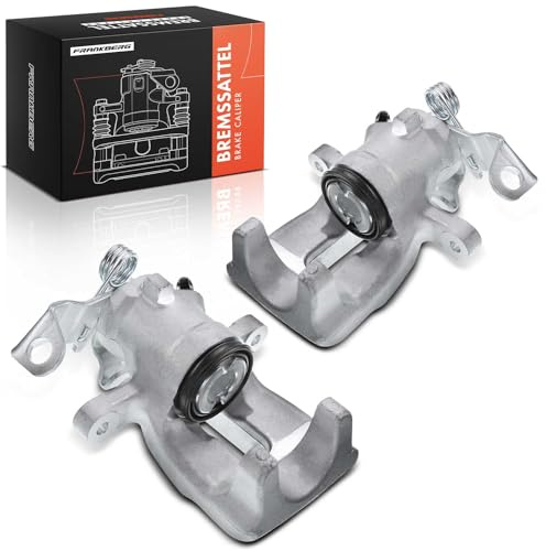 Frankberg 2x Bremssattel Bremszange Hinterachse 93176085 | Kompatibel mit Astra G Caravan T98, Meriva X03, Astra G CC T98, Astra G Coupe T98, Zafira A MPV T98, Astra G Cabriolet T98