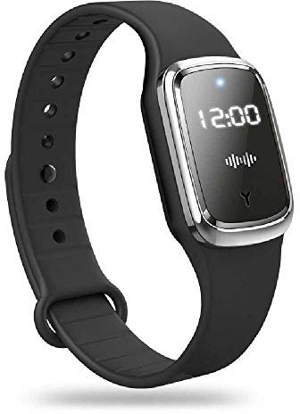 AGDR Pulsera Ultrasónica Repelente De Mosquitos Pulsera Electrónica Repelente De Mosquitos, con Cable USB, Pulsera Repelente De Mosquitos De Viaje Impermeable para Adultos Negro.