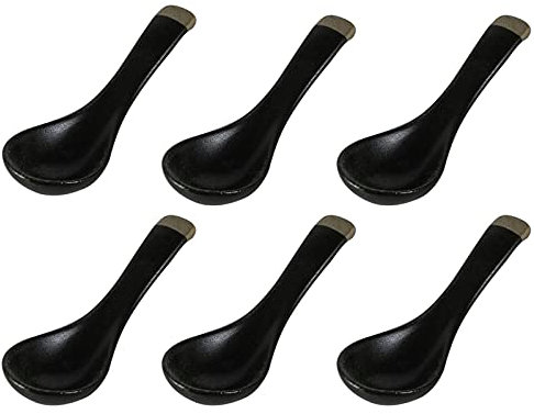 Cucharas de sopa Cuchara sopera Pequeñas cucharas de sopa de estilo japonés, cucharas, cucharas, cucharas cerámicas, cucharas de sopa, cucharas domésticas, cucharas de porcelana, cucharas de ramen jap