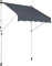 CLP Klemm-Markise Westerly I Ohne Bohren I Höhenverstellbar I UV50+ I Wasserdicht, Farbe:anthrazit, Größe:250x120 cm