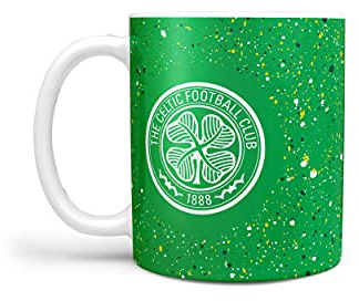 FOCO Officially Licensed Celtic FC Paint Splatter Mug