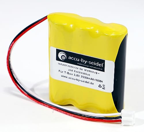 Ersatz-Akku 3,6V 2000mAh NiMH gebräuchlich für Toniebox Tonie Box Musikbox Lautsprecher mit Kabel und Stecker