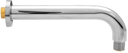 Universal 90° Brausearm Ø 25 mm x 200 mm für Regenbrausen, Messing verchromt - 69022
