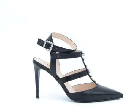 Nero Giardini E218333DE Décolleté Donna in Pelle - Nero 38 EU