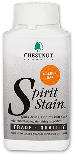 CHESTNUT PRODUCTS SSGO250 Wood Spirit Stain Golden Oak, 250ml