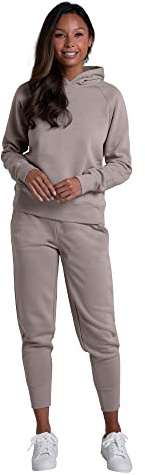 Fruit of the Loom Pantaloni da jogging comodi realizzati da donna e pantaloni con fondo aperto, Noce Mél, XX-Large