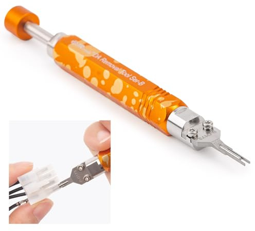 JRready DAP-D173 Mini-Fit Jr Extraction Tool(Equivalent to Molex 11-03-0044) Molex Pin Extractor Terminal Release Tool for Mini-Fit Jr.TM Series Terminals Built-in Plunger ATX Pin Removal Tool