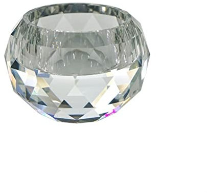 HEXEH Kerzenhalterhalter Moderner einfacher Kerzenständer aus Glas, Kleiner dekorativer Kerzenhalter, Tischdekoration Kandelaber (Size : S)